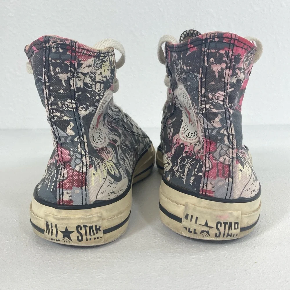 Vintage Converse Size 6 Custom Graffiti Chuck Taylor All Star High Top, Artisan - Picture 6 of 16